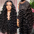 Offre complète 3 boules de Cheveux Vierge avec Lace frontale HD 13x6 Grade 10A - Loose Wave