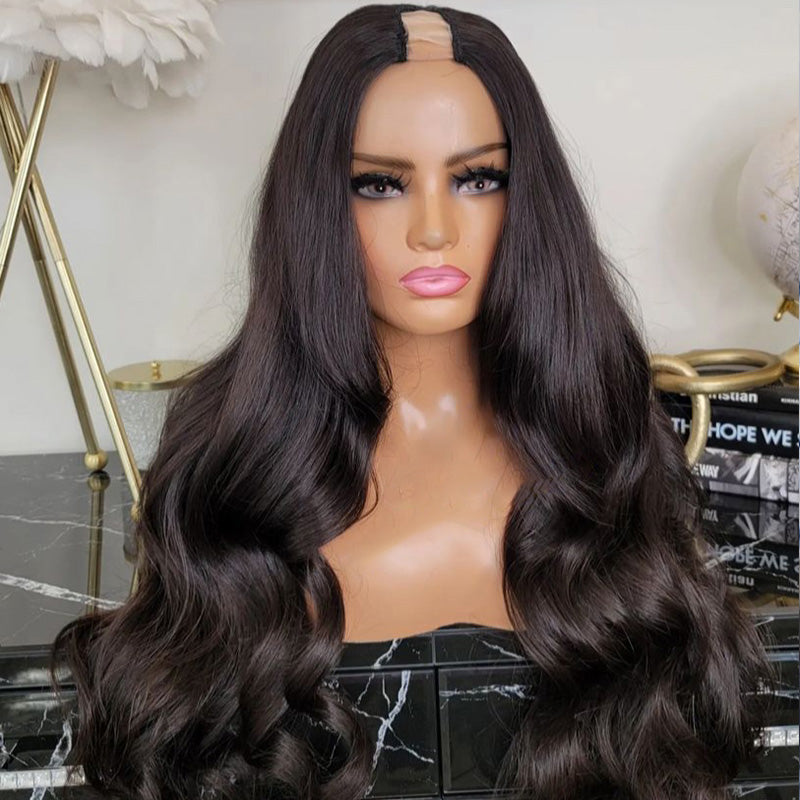 Perruque en U Body Wave de cheveux vierges 250% de densité