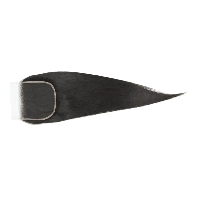 Closure HD 6x6 de cheveux Bruts (Raw) - Lisse - Noeuds fins et décolorés