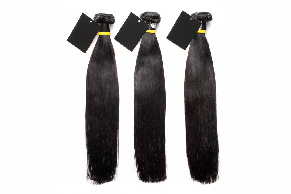 Offre spéciale 3 boules de Cheveux Vierge - Lisse - Indien - Grade 10A