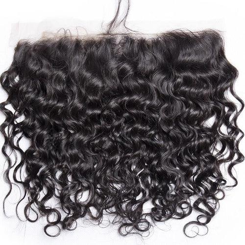 Offre complète 3 boules de Cheveux Vierge avec Lace frontale HD 13x6 - Water wave - Grade 10A